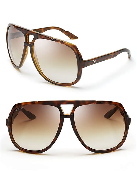 gucci havana aviator sunglasses|gucci overzi sunglasses.